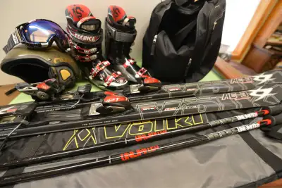 downhill ski equipment pkg, View more