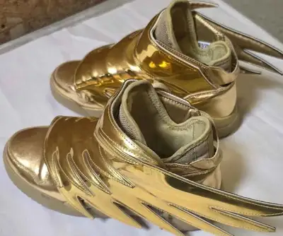 Adidas×jeremy scott gold winged shoes, View more