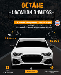 Car Rental / Location auto ➡️ 700$ par mois  514.700.3737