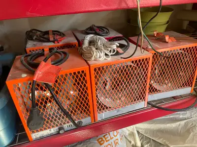 UCH48T portable electric space heaters x 5 heaters, View more
