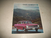 1965 CHEVY II NOVA SALES BROCHURE. CLEAN!