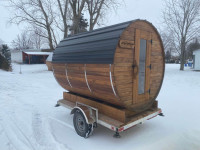 Used sauna for sale with or without trailer
