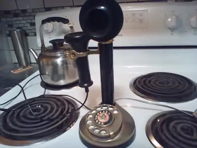 Old phone land line, View more