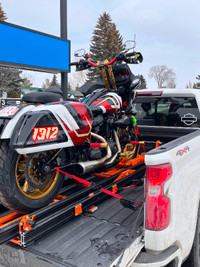 Motorcycle transport and rescue !
