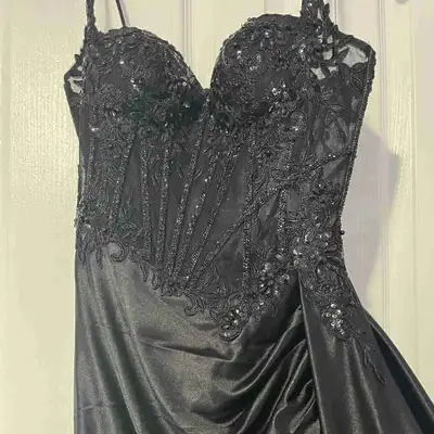 Black Ladivine prom dress, View more