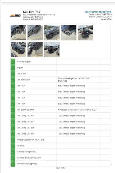 Tiguan winter tires with Rim 235/55R18