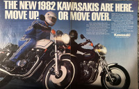 1982 Kawasaki KZ 750/750LTD XLarge 2 Pg Original Ad 