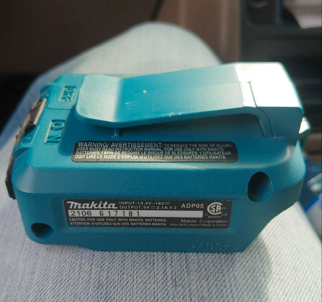 makita battery adapter in Power Tools in Windsor Region - Image 2
