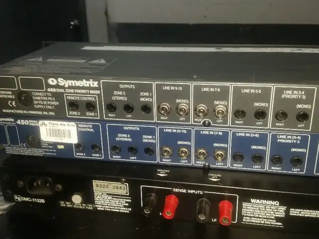Symetrix 450 Dual Zone Priority Mixer. 0 tons of audio gear cont in Other in City of Montréal - Image 7