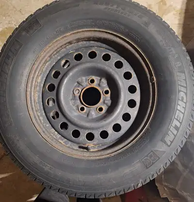 4 tires 235-70-16R includes rims Off of Toyota Camray Couple of seasons left Good condition