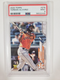 2020 Topps Yordan Alvarez #276 PSA 9