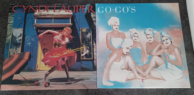 VINYL LP's CYNDI LAUPER AND THE GOGO’S