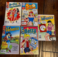 Archie Comics Betty and Veronica Lot of 7