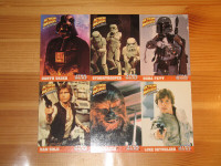 Star Wars 6 Kenner Action Masters Promo Cards 1994 Lot 2