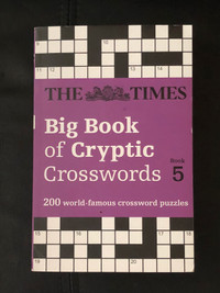 NEW The Times big book of cryptic crosswords, book 5
