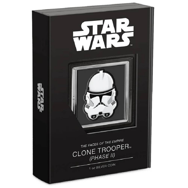 2022 CLONE TROOPER PHASE II FACES OF THE EMPIRE SILVER COIN in Arts & Collectibles in Oshawa / Durham Region - Image 4
