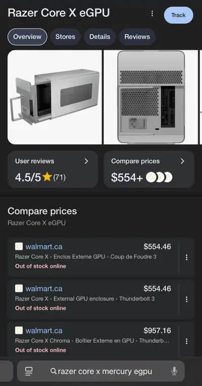 Razer Core X Mercury eGPU, View more