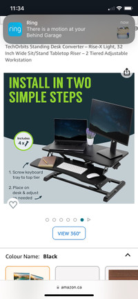 GREAT DEAL ON A SIT STAND DESK!!