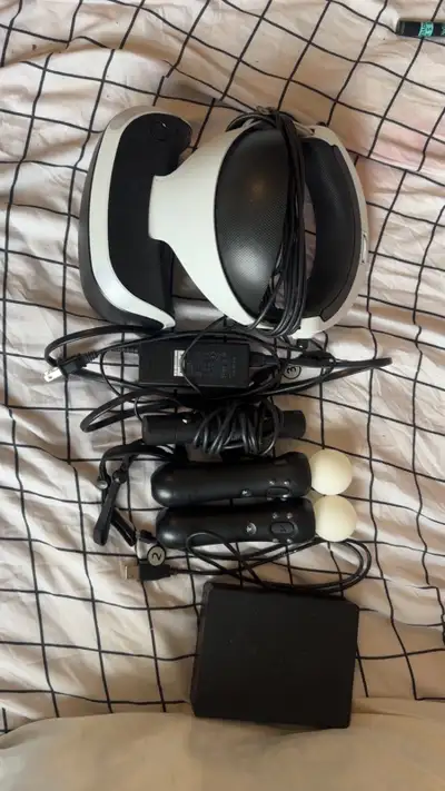 PSVR Bundle w/ Move Controllers + Camera – Works Perfect, View more