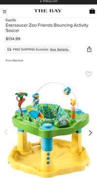 Exersaucer Zoo Friends Bouncing Activity Saucer!