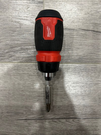 Milwaukee Tool 8-in-1 Ratcheting Compact Multi-Bit Screwdriver
