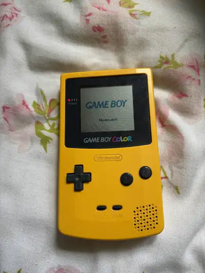 Gameboy Color with Pokemon Yellow, View more
