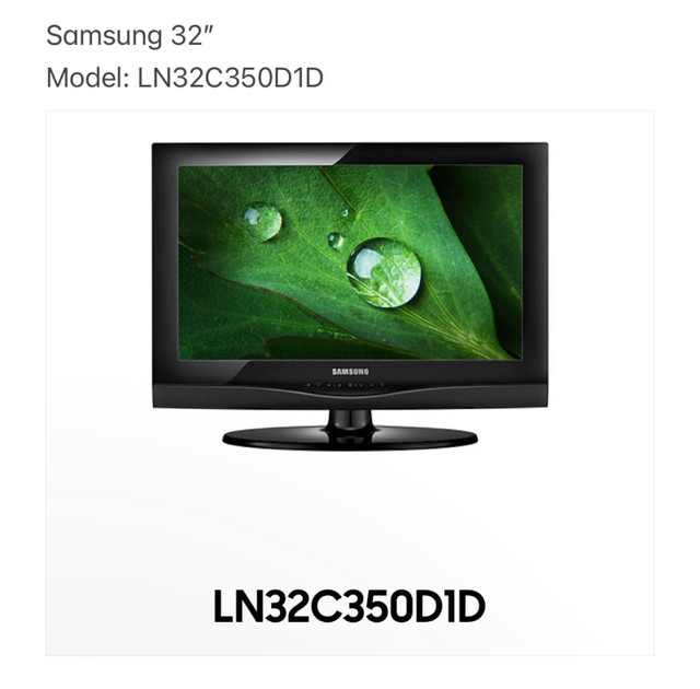Samsung 32” LN32C350D1D  in TVs in Markham / York Region
