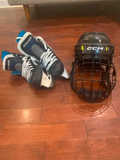 Helmet and skates, View more