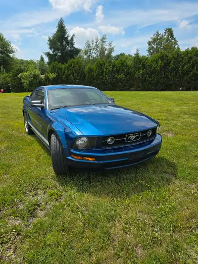 Ford mustang 2007 V6 moteur 4L 210 CH 99079 Km , jamais sorti l'hiver toujours remiser NE ROULE QUE...