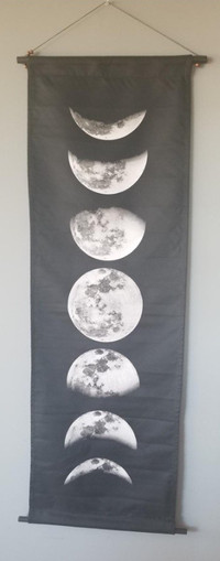Tenture murale -  phases de la lune