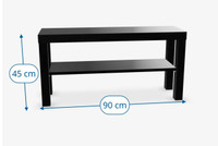 BRAND NEW IKEA LACKTV bench, black