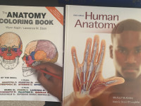 Human anatomy & coloring book