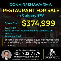 Donair/Shawarma for sale in Calgary