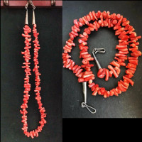 Antique coral necklaces for $200