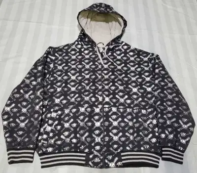 early 2000's blue jays all over print  black sz LG, View more