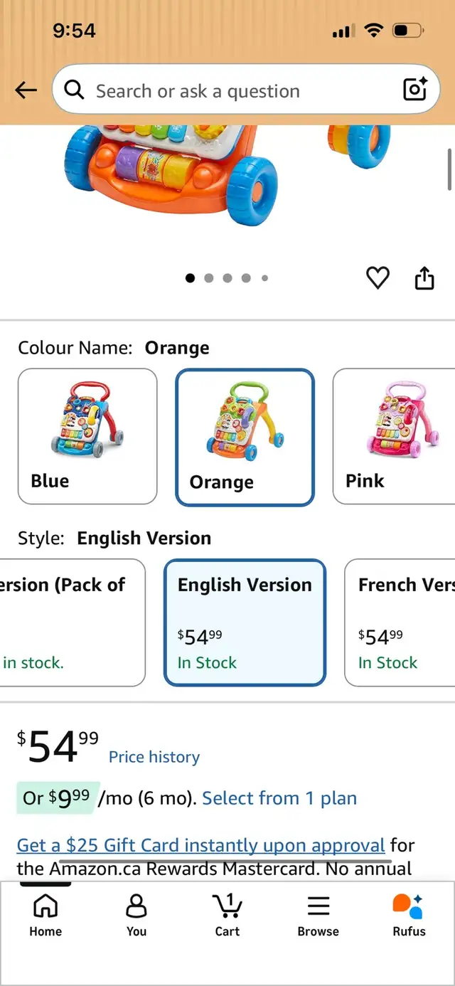 VTech Sit-to-Stand Learning Walker in Toys in London - Image 3