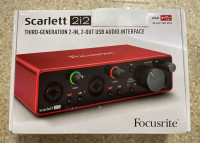 FOCUSRITE SCARLETT 2i2 3rd Gen Audio Interface
