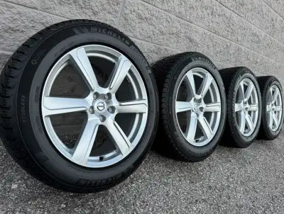 Michelin X-Ice Snow SUV Winter Tires and original 19 Inch Volvo XC 90 silver rims. Good for all XC60...