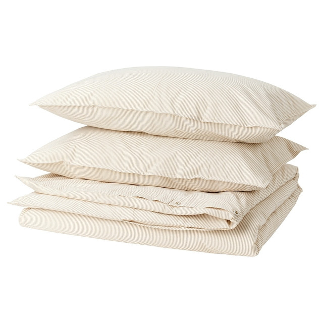 IKEA King-size Duvet Bed Cover + Pillow cases in Bedding in Saint John - Image 3