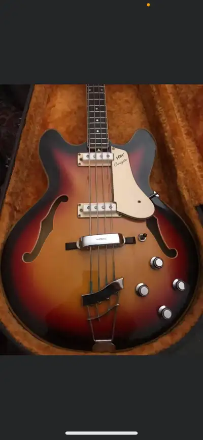 1967 Vox Cougar bass, View more