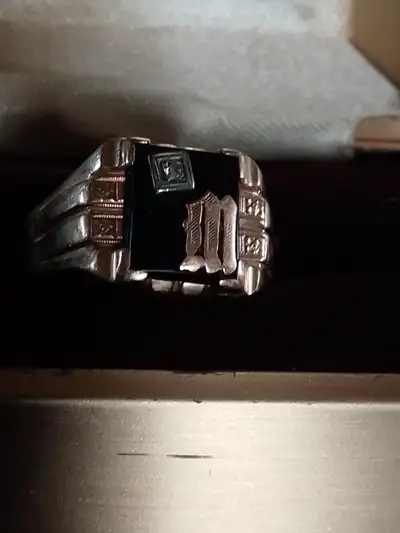 Men's gold ring size 12, View more