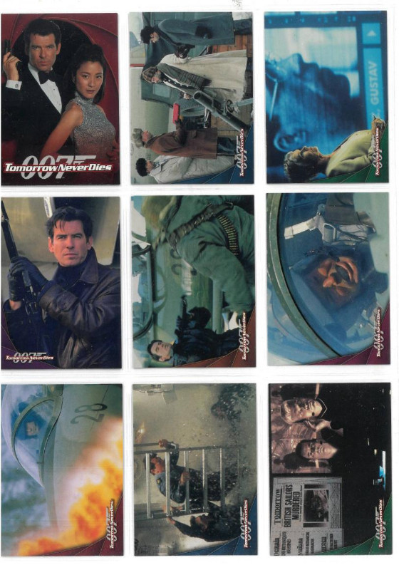 James Bond Tomorrow Never Dies trading card set, inserts, promos in Arts & Collectibles in Calgary - Image 2