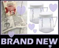 OSTER by SUNBEAM --- 2 Mini-Blend Jars (BNIB) --- Only $10 !!