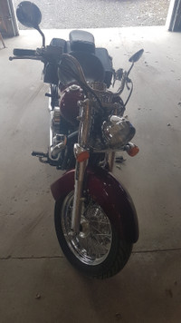 2004 Honda Shadow, very low KM (9,295KM). Excellent condition