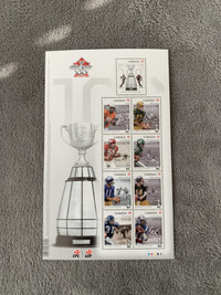 2012 Grey Cup Souvenir Stamp Sheet 9 Permanent Stamps