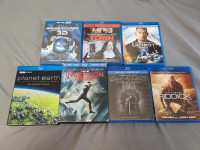 Lot of   7  Various Blu-Rays