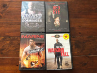 Walking Tall, Marine, Damage, Red Eye - DVDs - $2 each