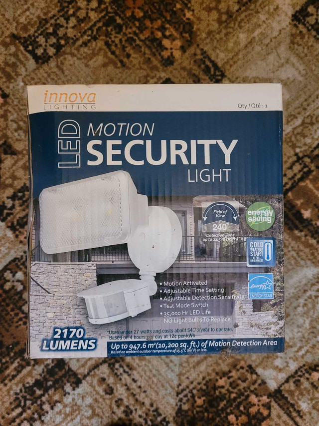 BNIB Motion Security Light in Outdoor Lighting in Edmonton