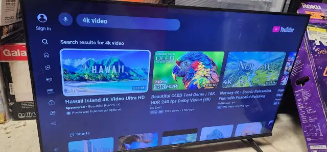 43" UHD VIDAA HDR 10 SMART TV W/BLUETOOTH $170 in TVs in City of Toronto - Image 4