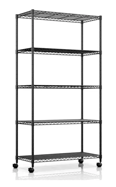 Simple Deluxe 5-Shelf Shelving Unit, View more